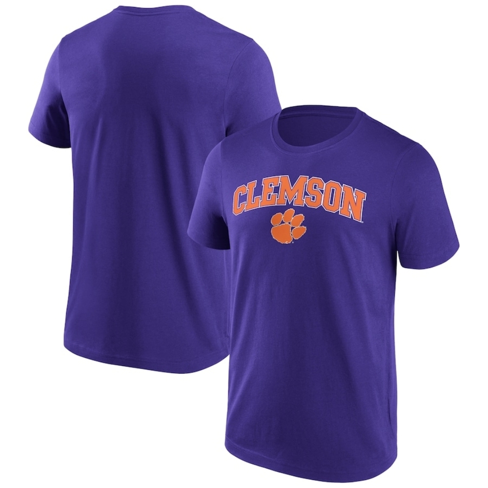 Purple Clemson Tigers Short Sleeve Tee